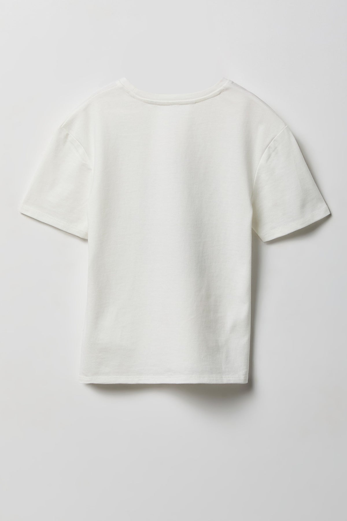 Alt View 2. Girls Luxe Heavy Cotton Ball Graphic T-Shirt - Cream