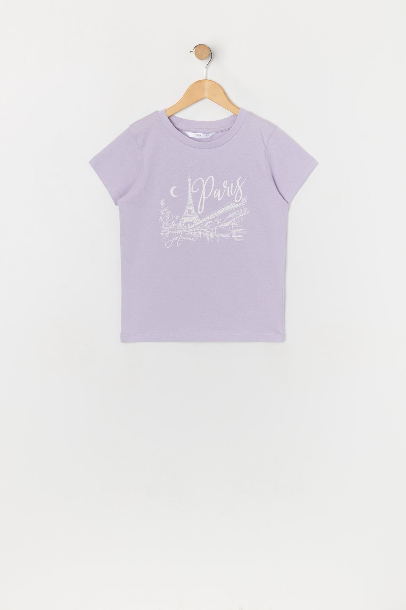 Girls Paris Graphic T-Shirt
