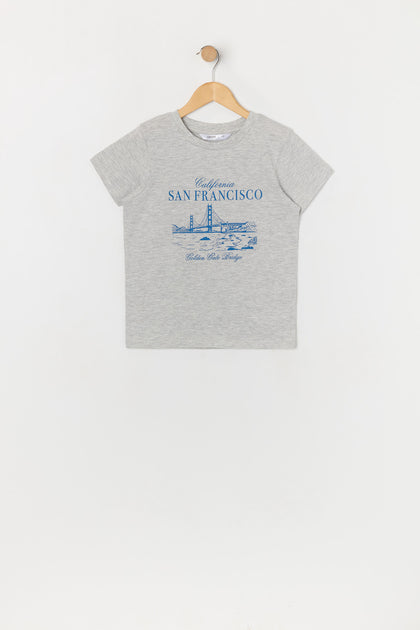 T-shirt à imprimé San Francisco pour fille
