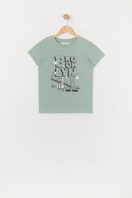 Girls Brooklyn Graphic T-Shirt