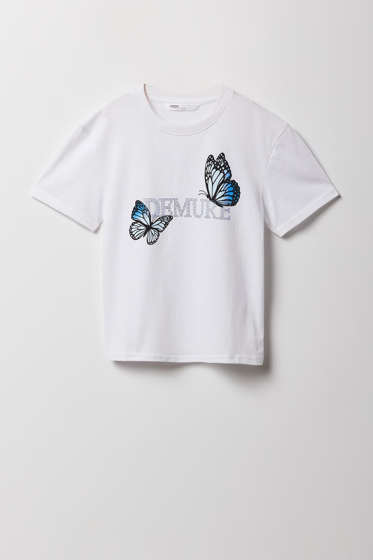 T-shirt à imprimé Demure avec pierres du Rhin pour fille