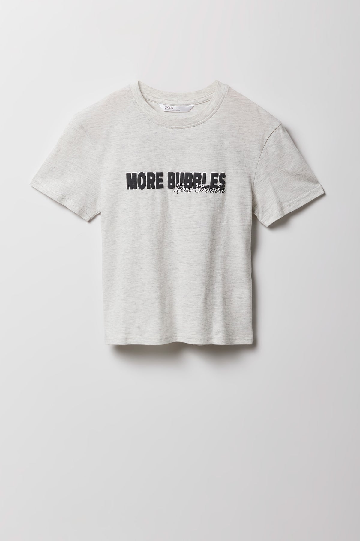 Vue alternative 2. T-shirt à imprimé en relief pour fille