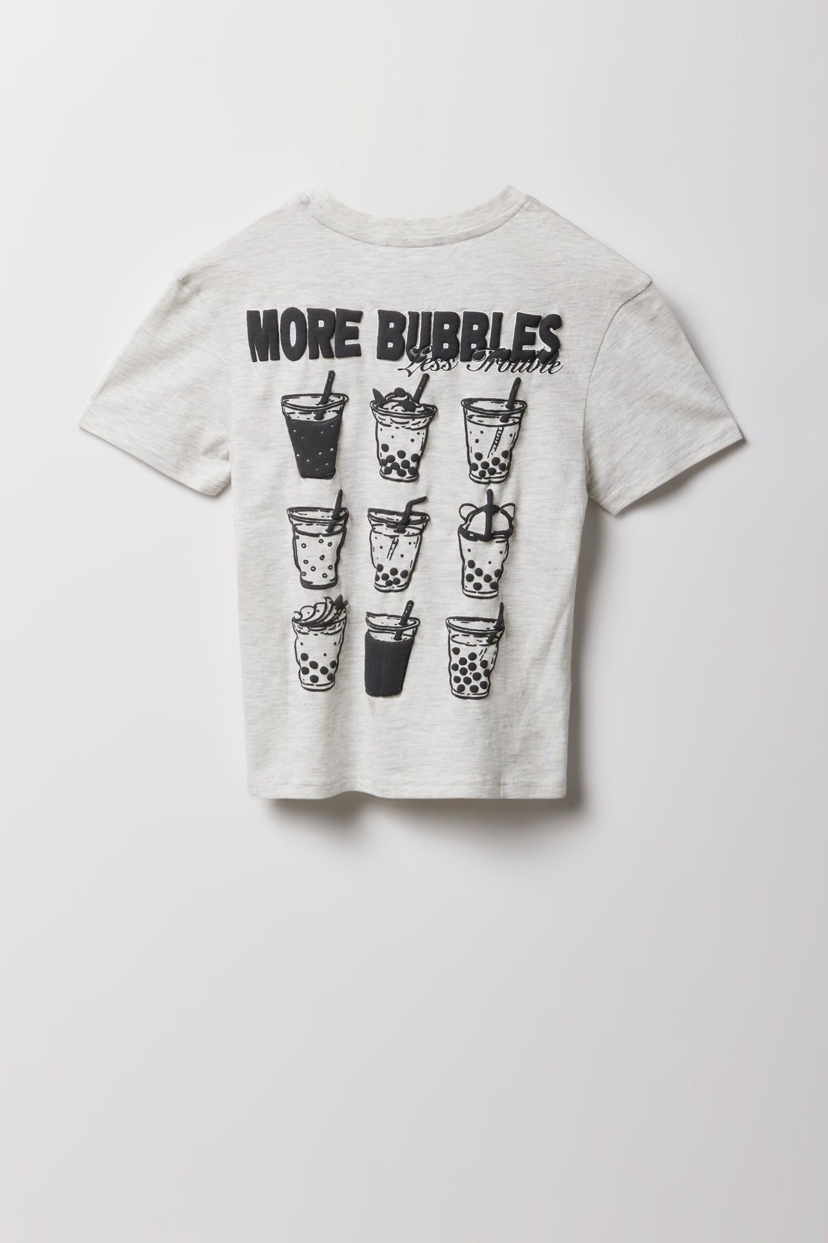 T-shirt à imprimé en relief pour fille
