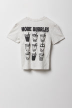 T-shirt à imprimé en relief pour fille