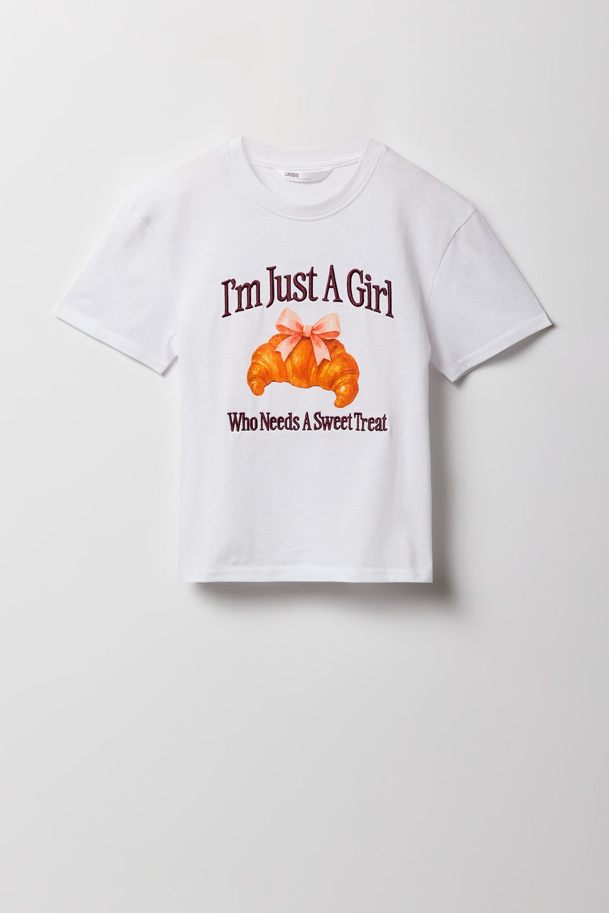 T-shirt avec motif brodé pour fille