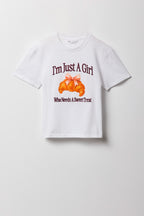 T-shirt avec motif brodé pour fille