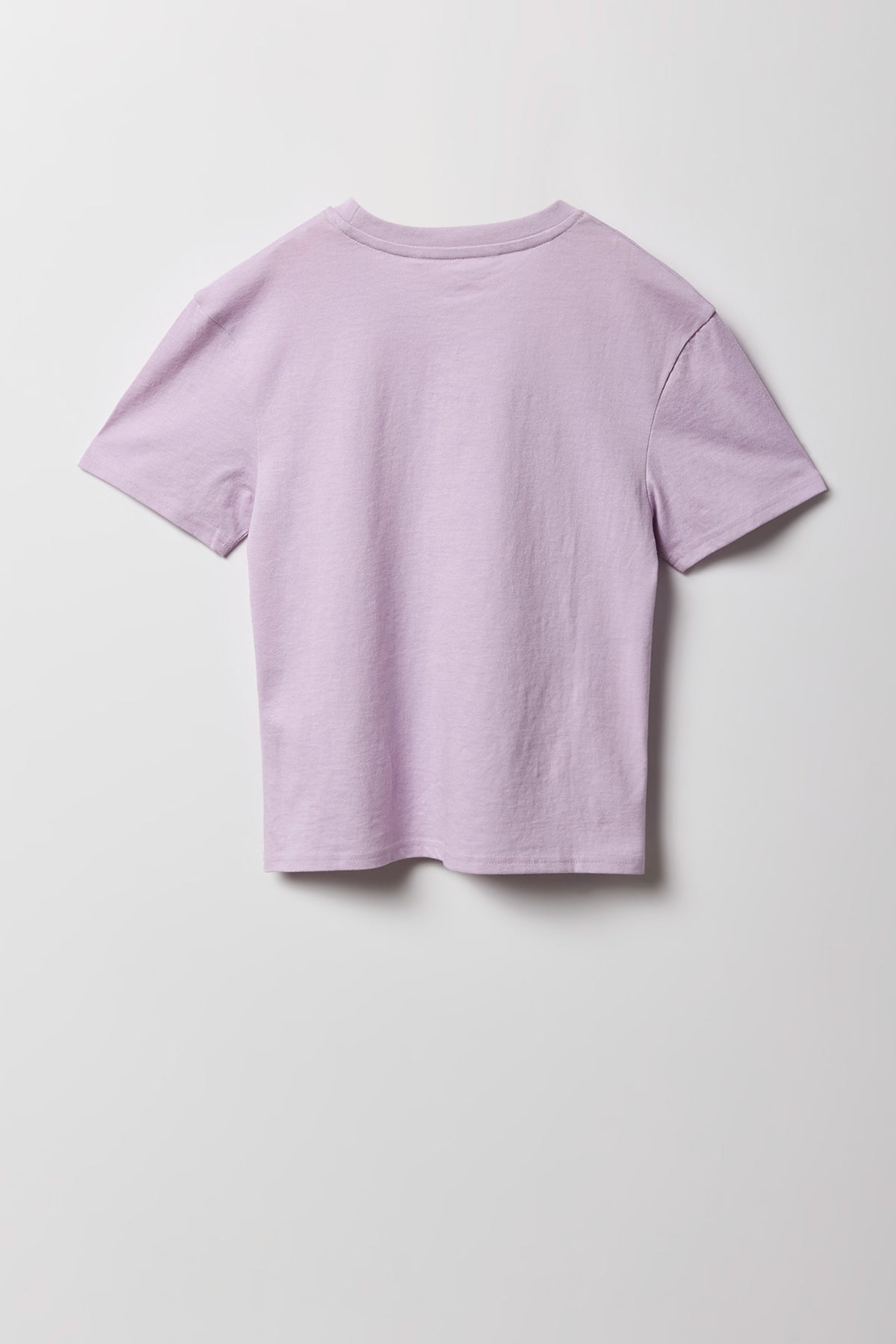 Alt View 3. Girls Luxe Heavy Cotton Puff Print T-Shirt - Lilac
