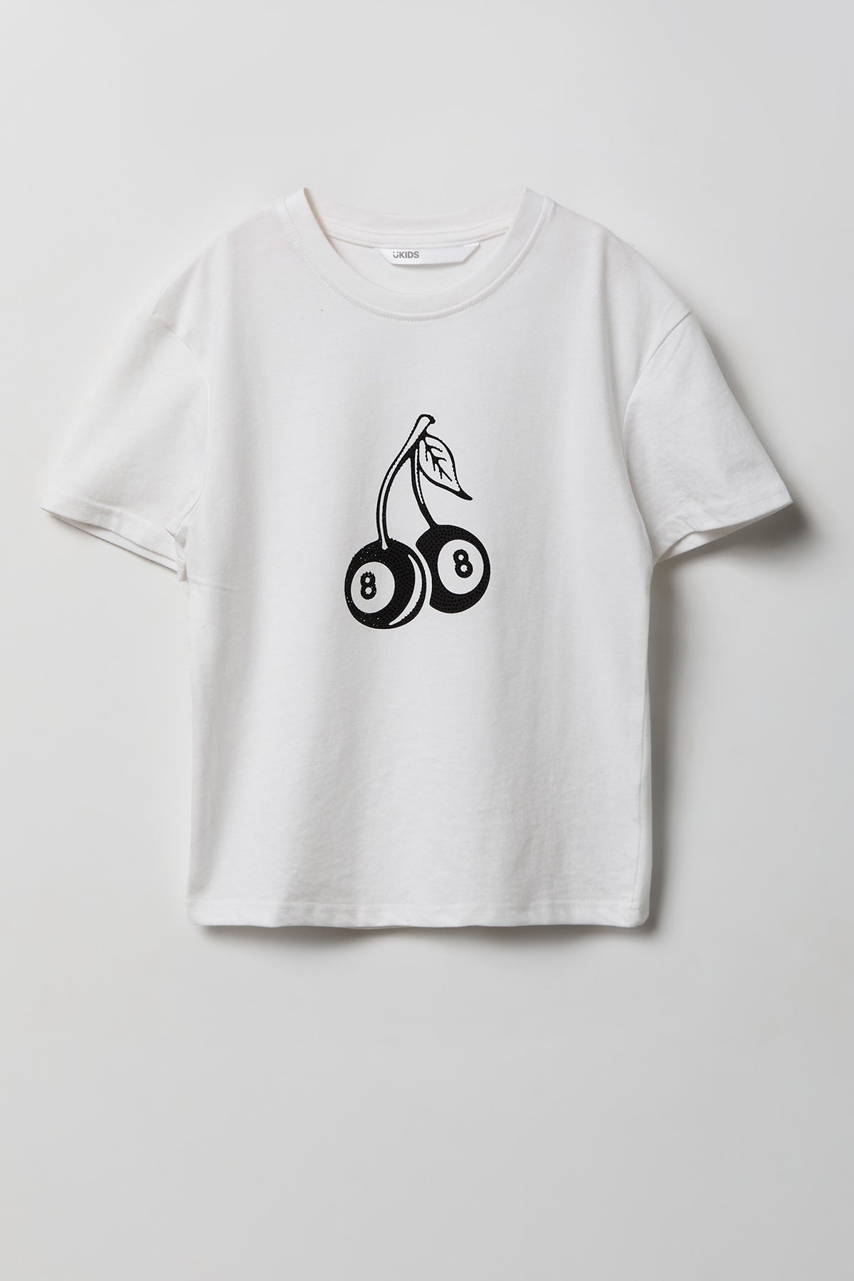 Girls Graphic T-Shirt - White