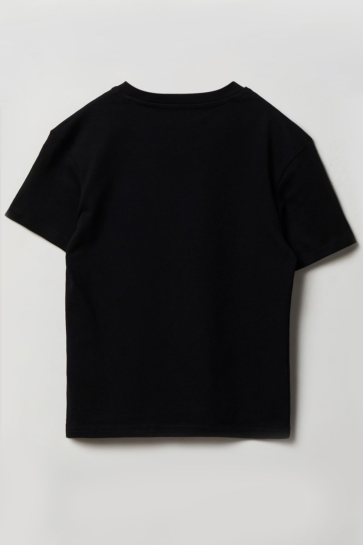 Alt View 2. Girls Rhinestone T-Shirt - Black