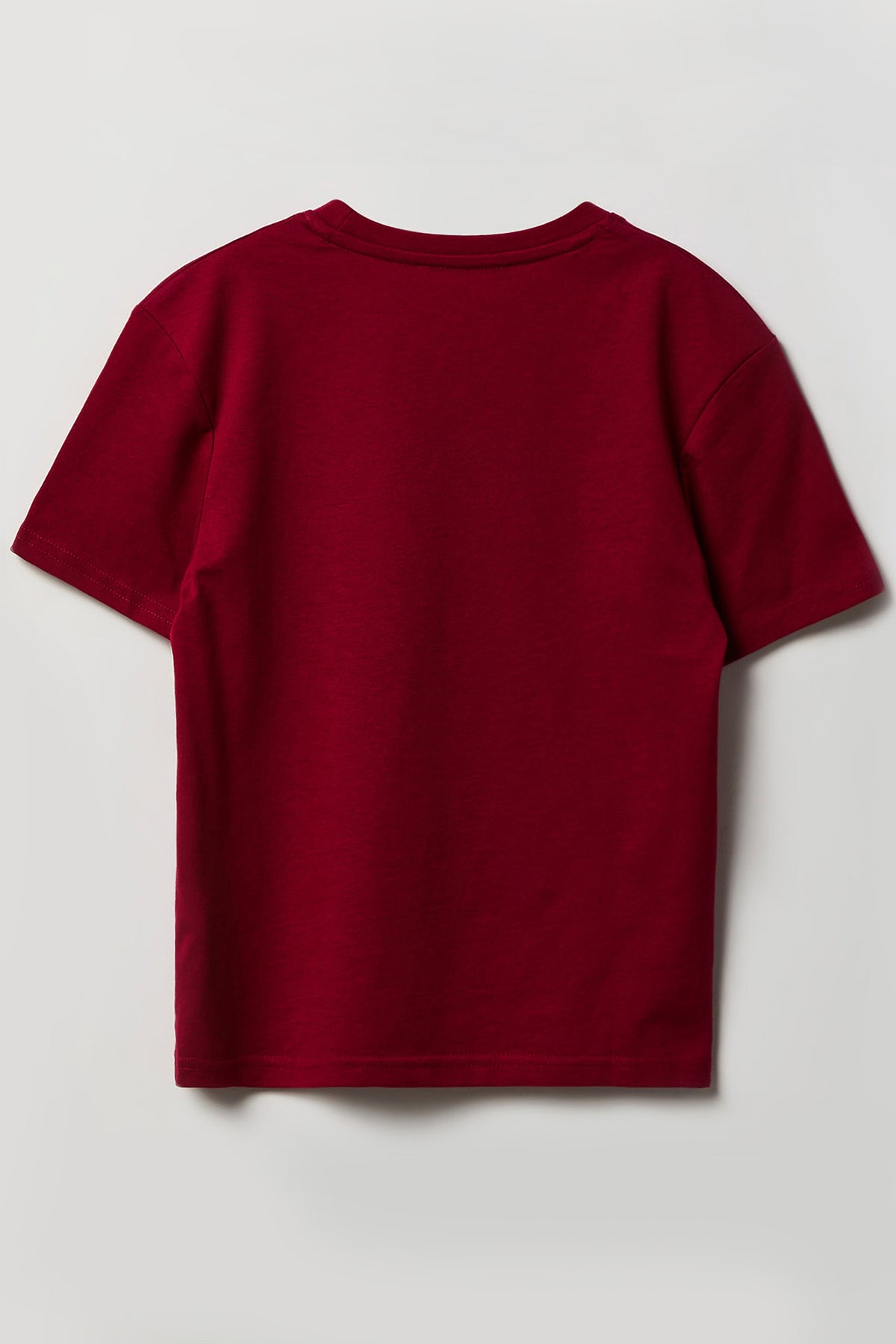 Alt View 2. Girls Rhinestone T-Shirt - Dark Red
