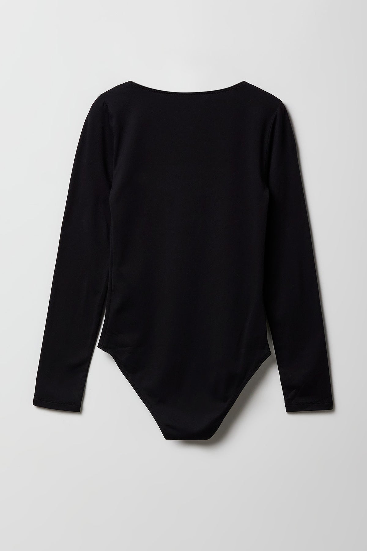 Vue alternative 2. Maillot à manches longues avec encolure carrée pour fille