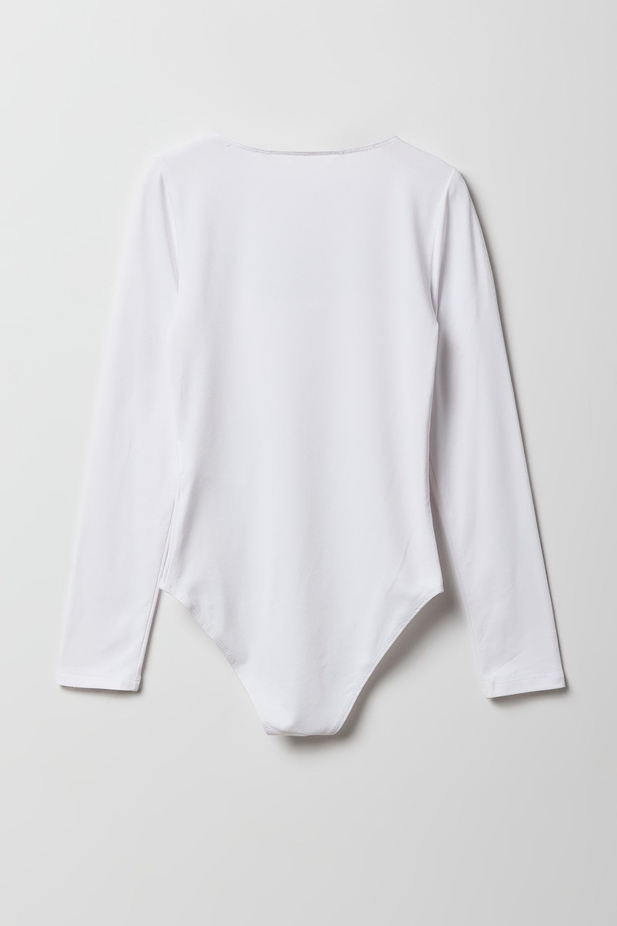 Vue alternative 2. Maillot à manches longues avec encolure carrée pour fille