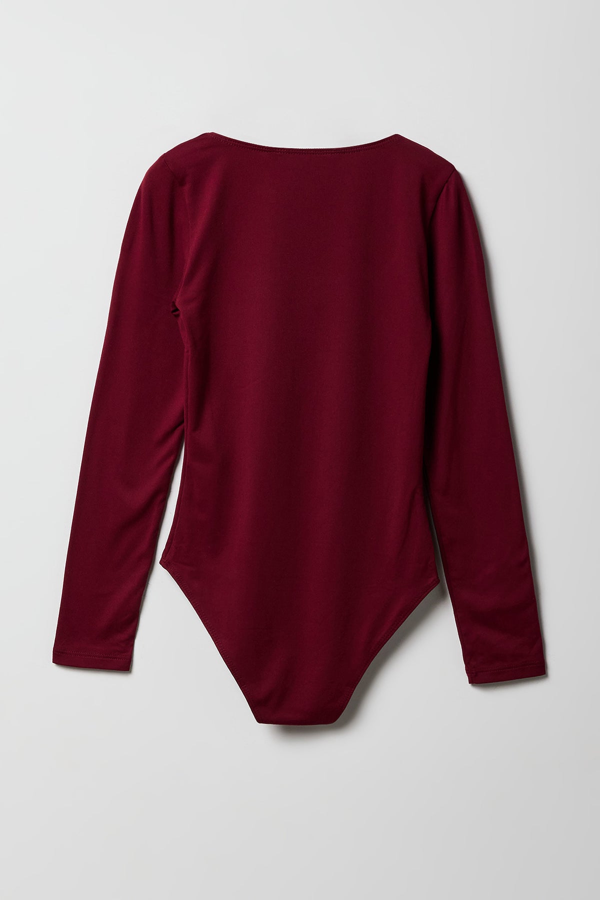 Vue alternative 2. Maillot à manches longues avec encolure carrée pour fille