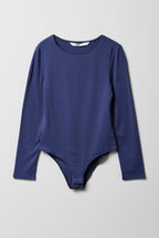 Maillot ras du cou à manches longues pour fille