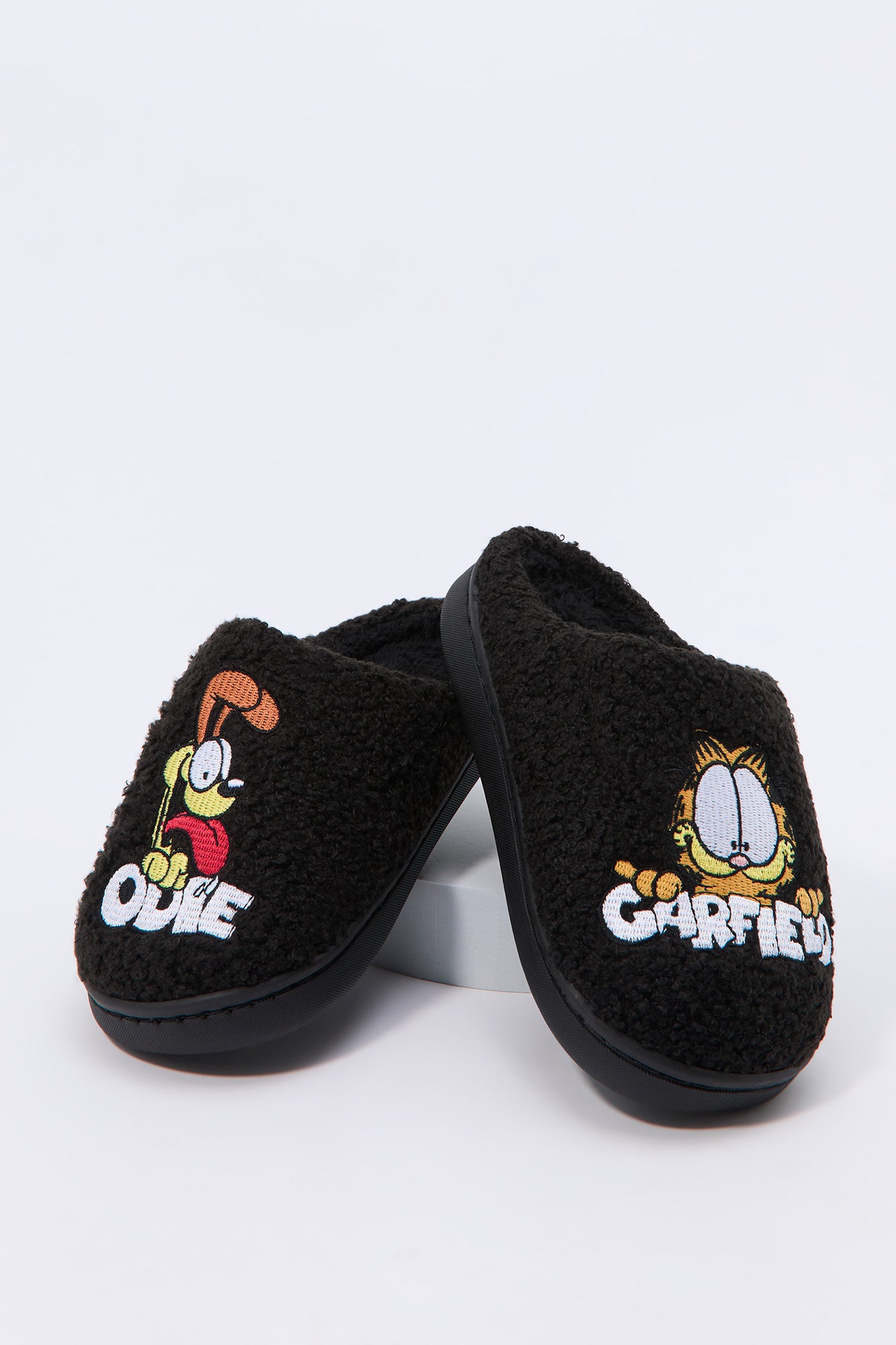 Girls Odie & Garfield Sherpa Slippers