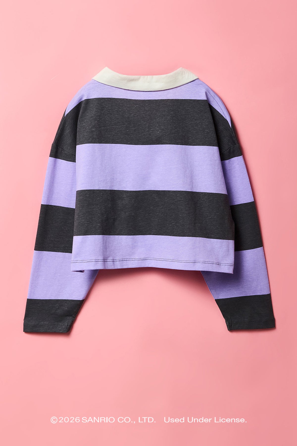 Vue alternative 2. Chandail de rugby Kuromi™ pour filles