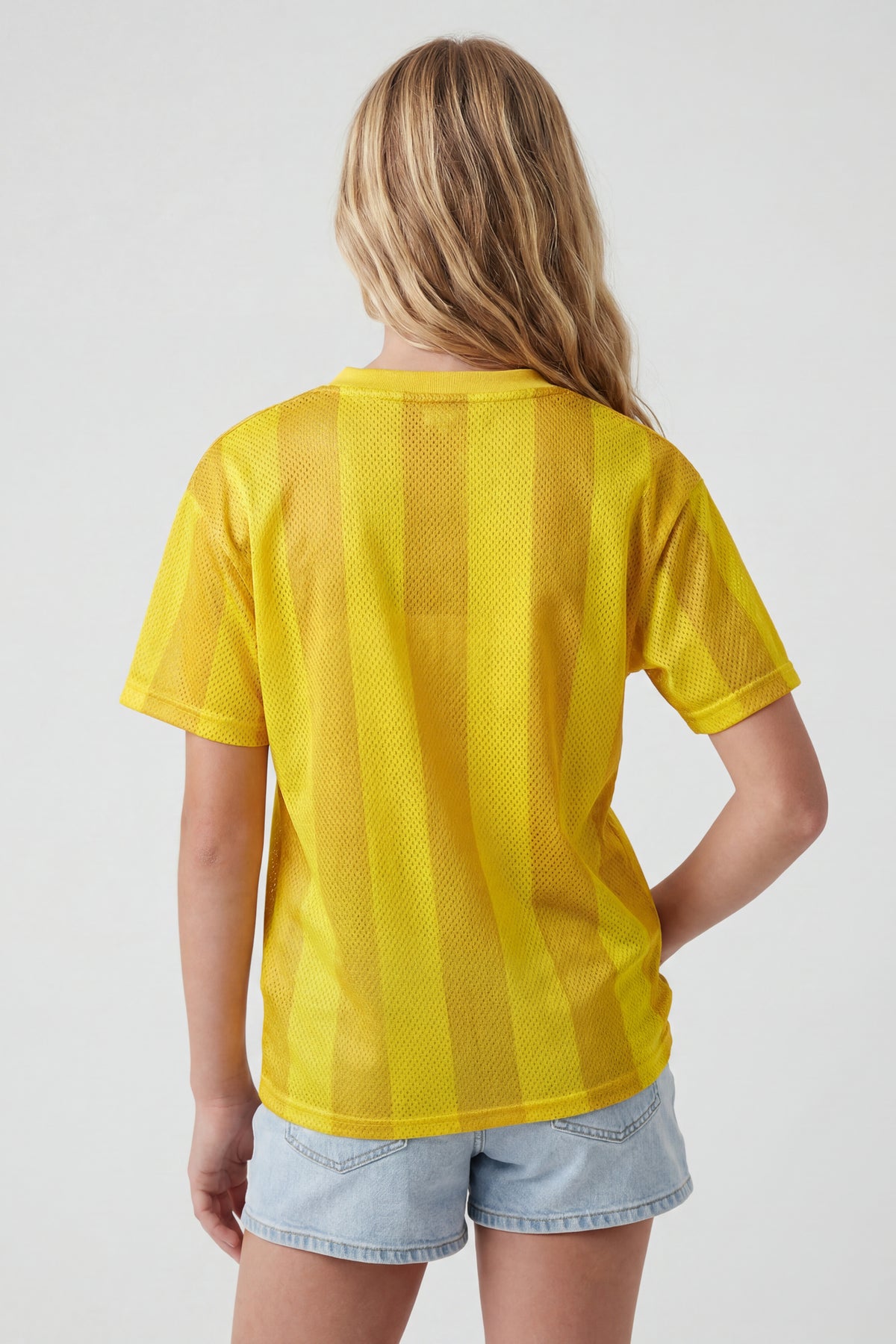Alt View 2. Kids Brazil Mesh Jersey - Yellow