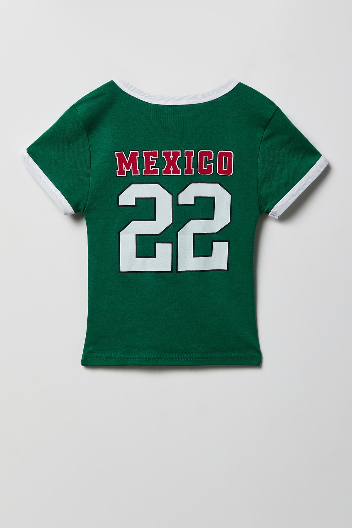 Alt View 4. Girls Mexico Graphic Soccer T-Shirt - Hunter Green