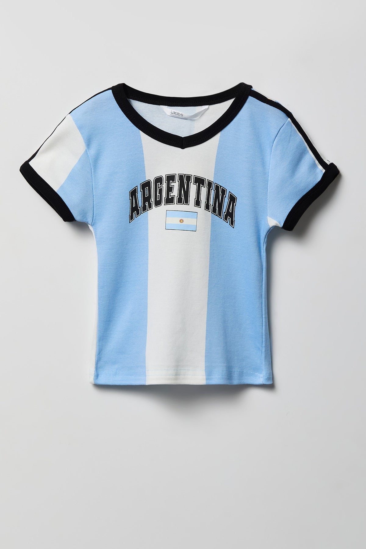 Vue alternative 3. T-shirt de soccer à imprimé Argentine pour enfant
