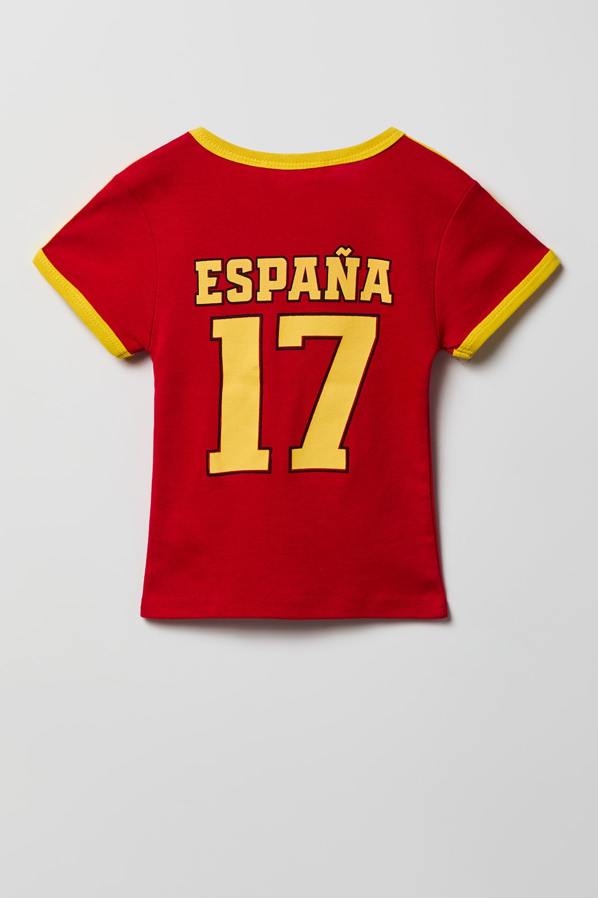 Alt View 4. Girls Spain Graphic T-Shirt - Dark Red