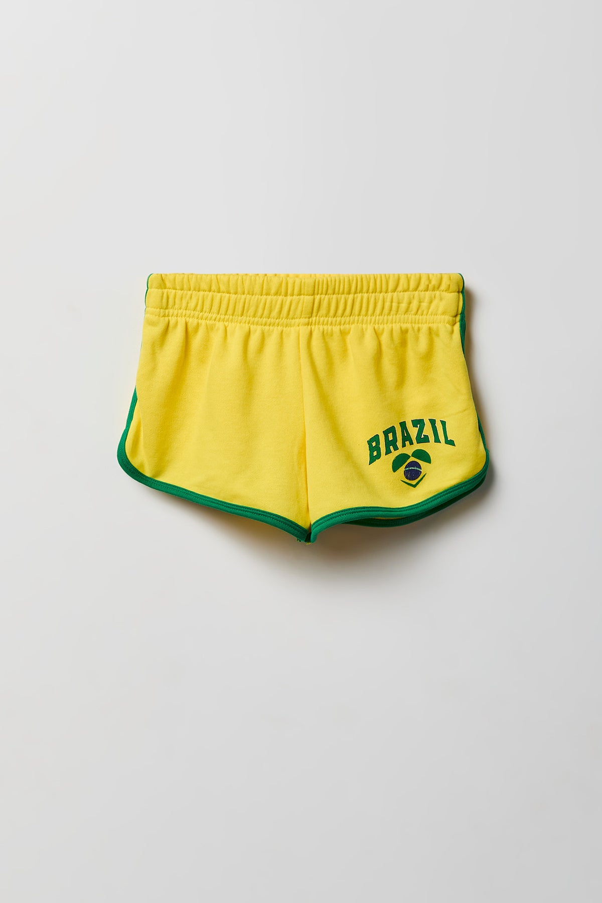 Alt View 6. Girls Brazil Graphic Soccer Tank and Short Set - Yellow