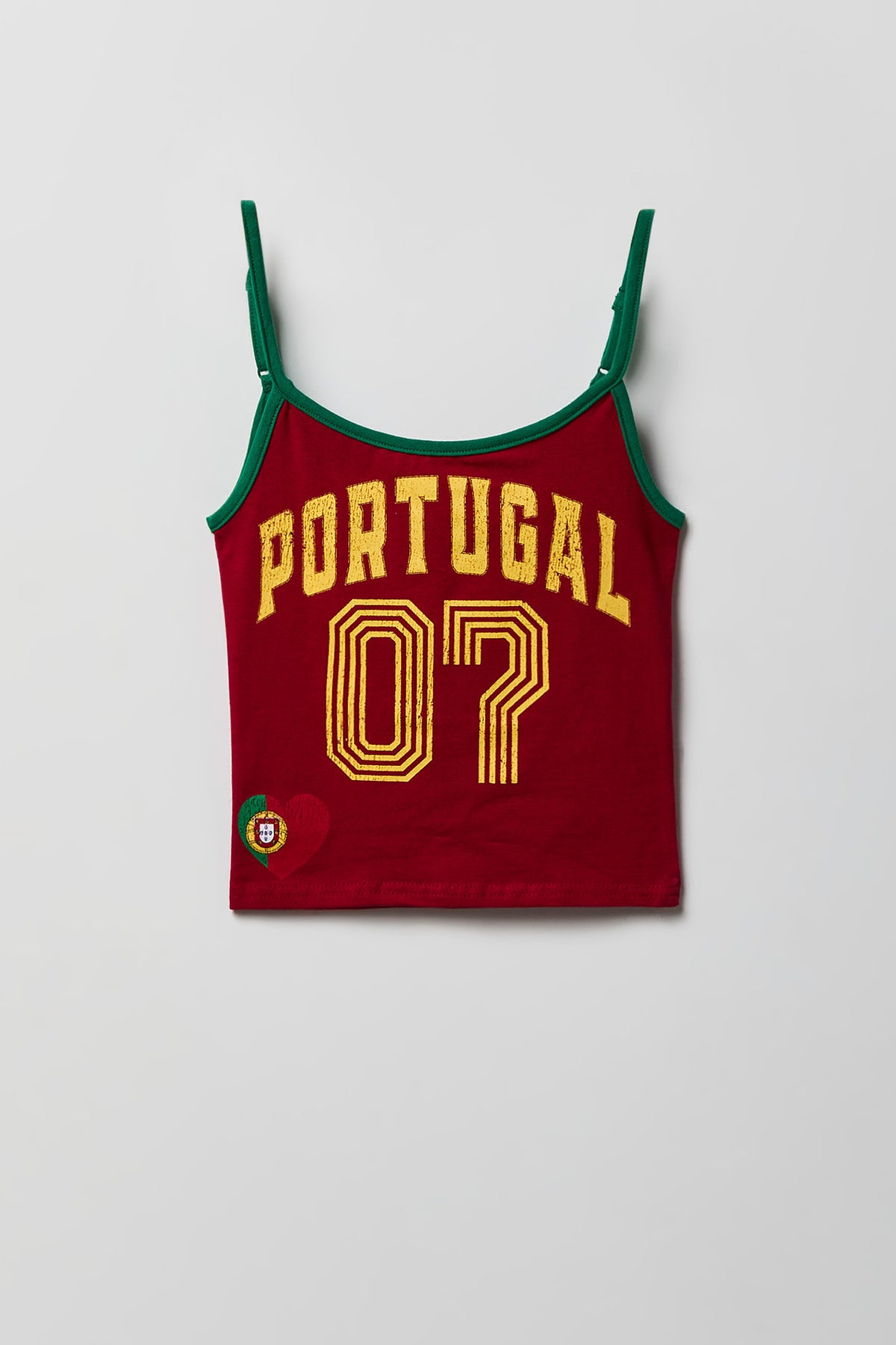 Vue alternative 2. Ensemble avec débardeur et short de soccer à imprimé Portugal pour enfant