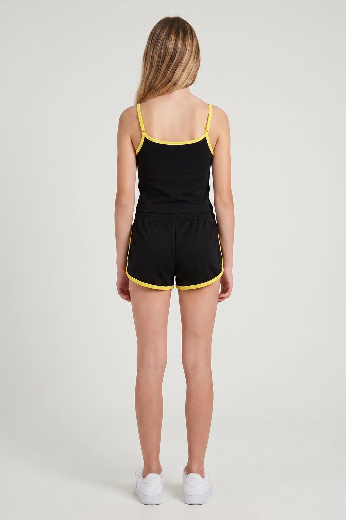 Vue alternative 2. Ensemble avec débardeur et short de soccer à imprimé Jamaïque pour enfant