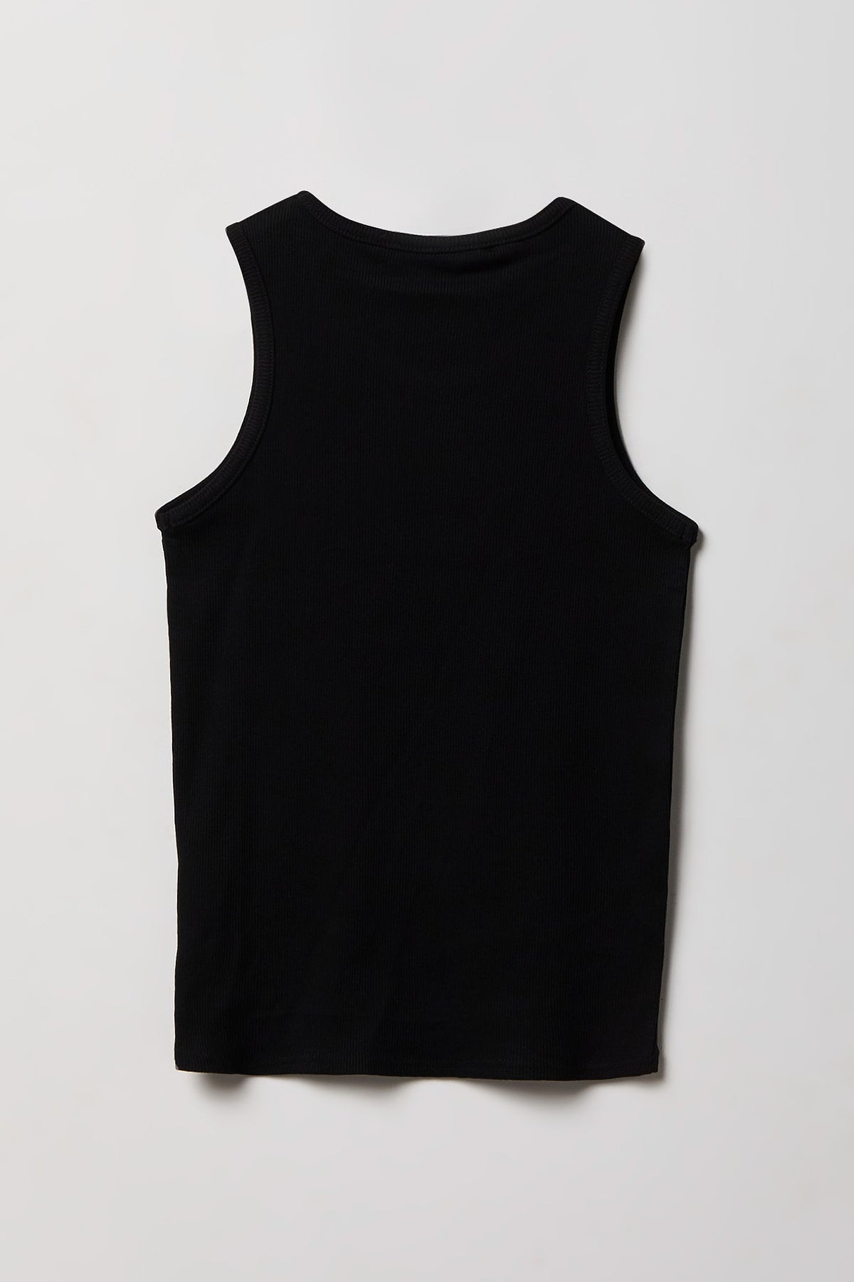 Alt View 5. Boys Ribbed Undershirt (2 Pack) - Black