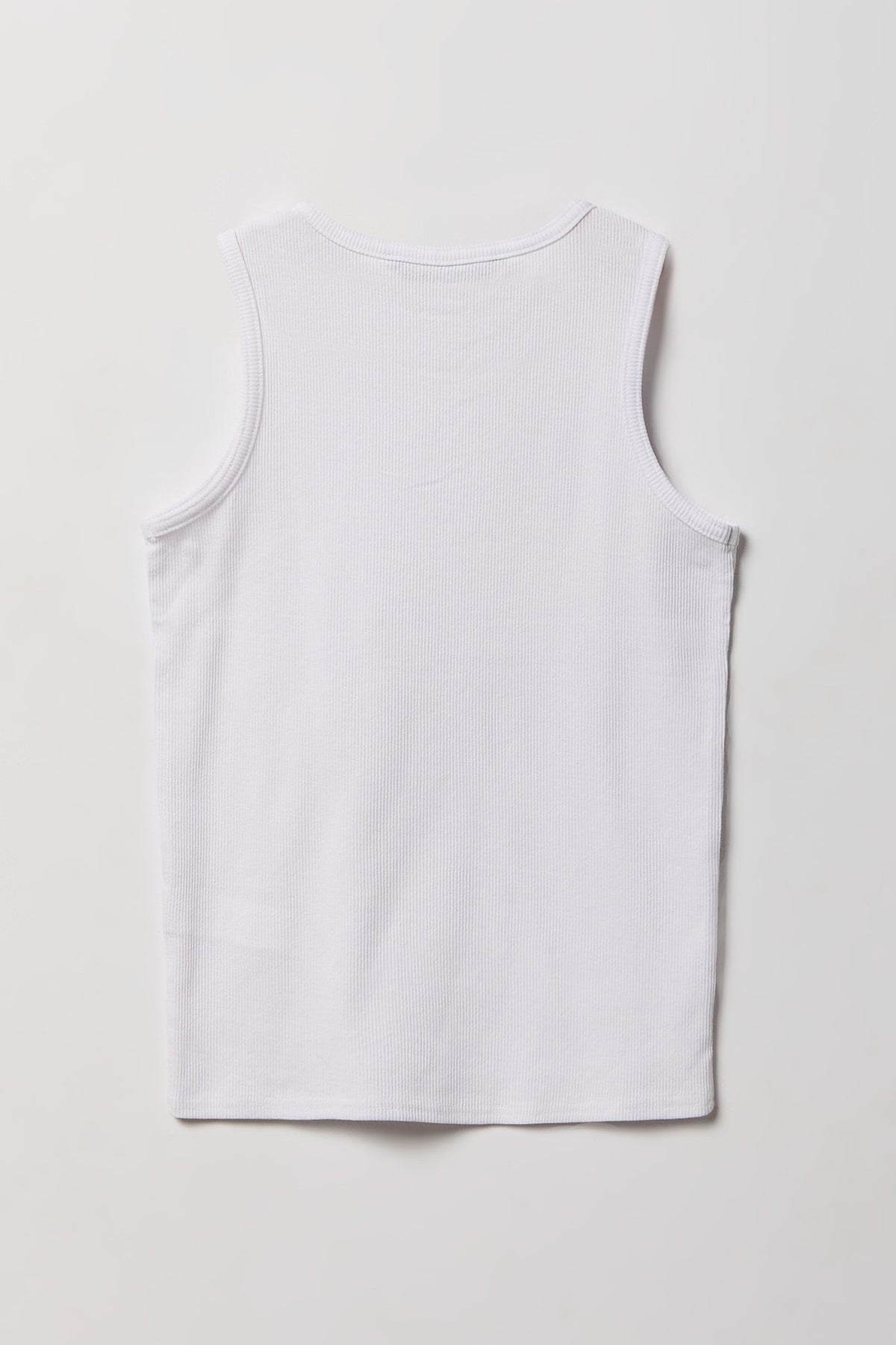 Alt View 3. Boys Ribbed Undershirt (2 Pack) - White
