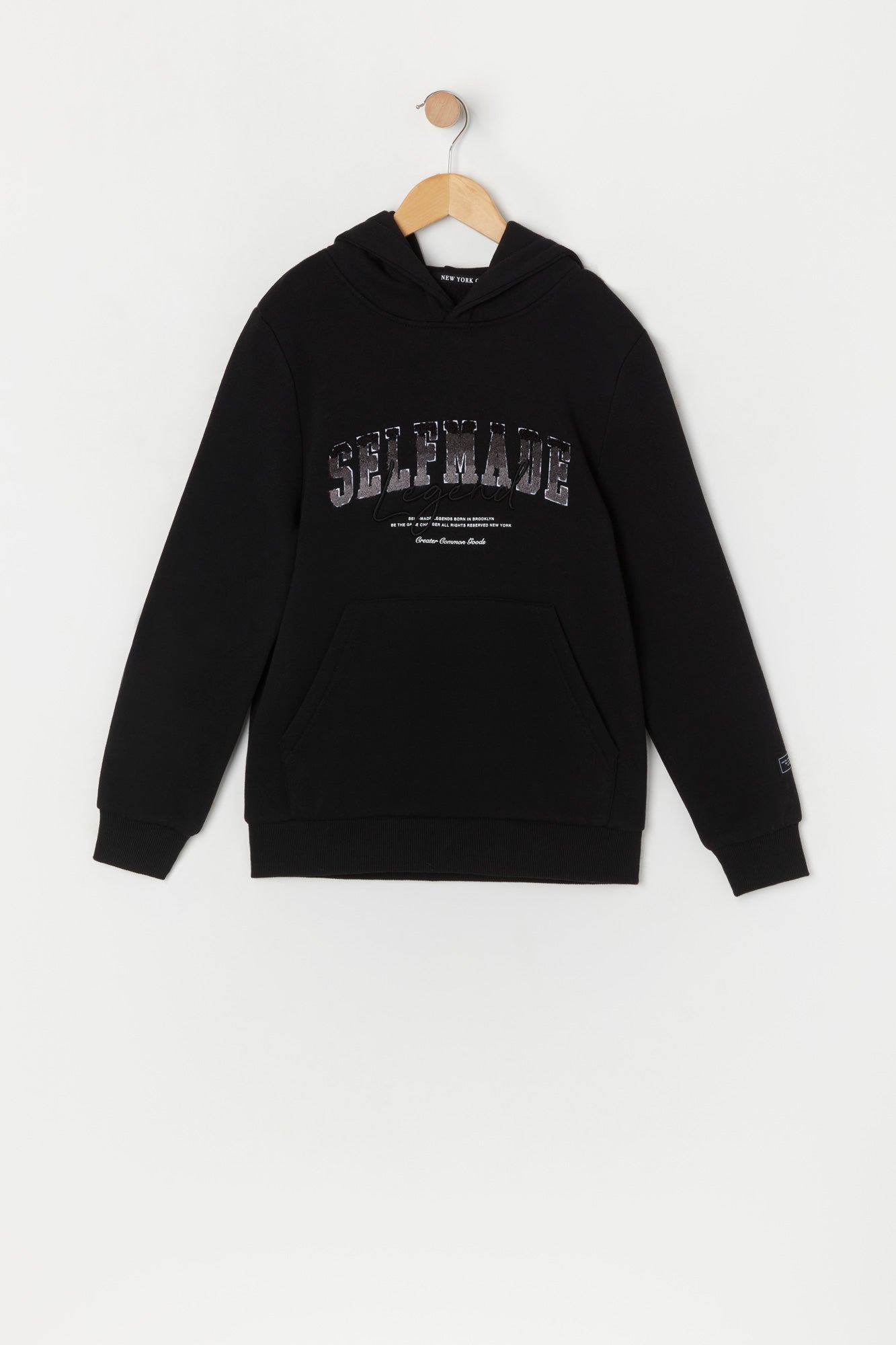 Boys Self Made Legend Chenille Embroidered Hoodie