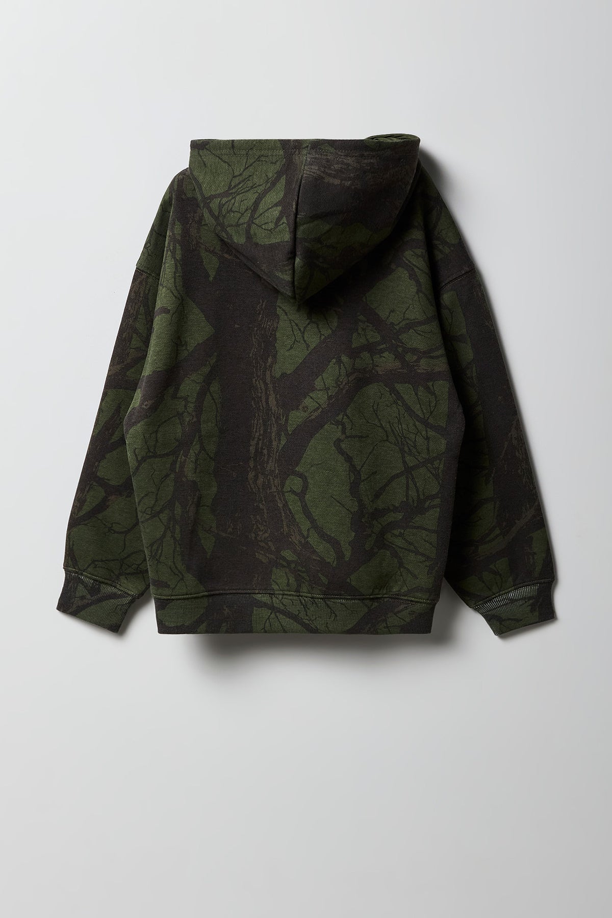 Vue alternative 2. Haut à capuchon en molleton avec motif camouflage pour enfant