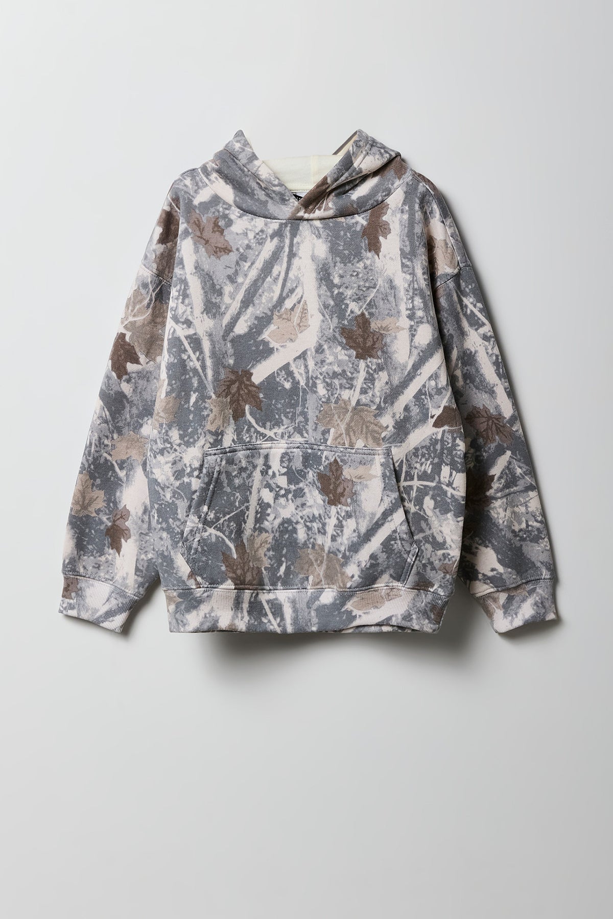 Vue alternative 2. Haut à capuchon en molleton avec motif camouflage pour enfant
