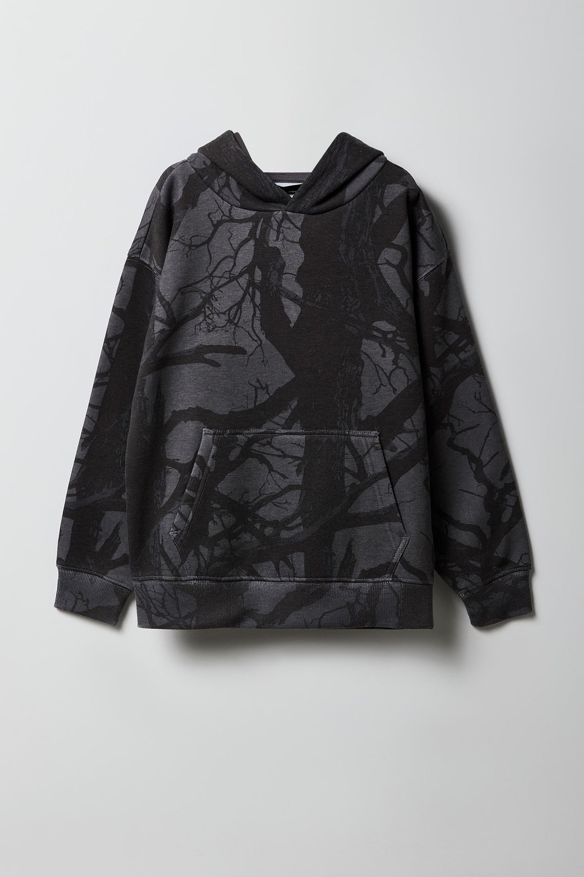 Haut à capuchon en molleton avec motif camouflage pour enfant
