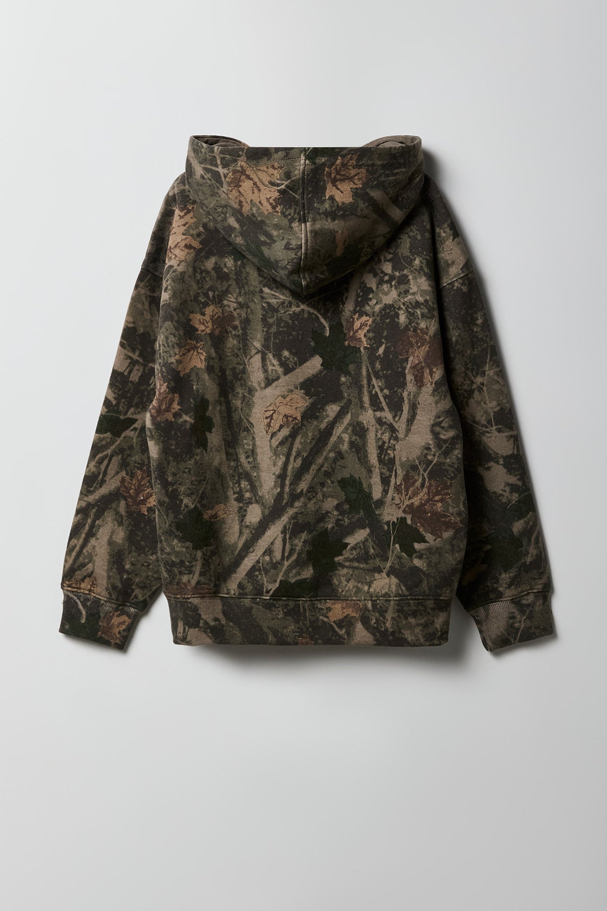 Vue alternative 2. Haut à capuchon en molleton avec motif camouflage pour enfant