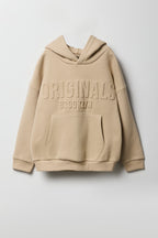 Kids Premium Heavyweight Fleece Boxy Embossed Hoodie