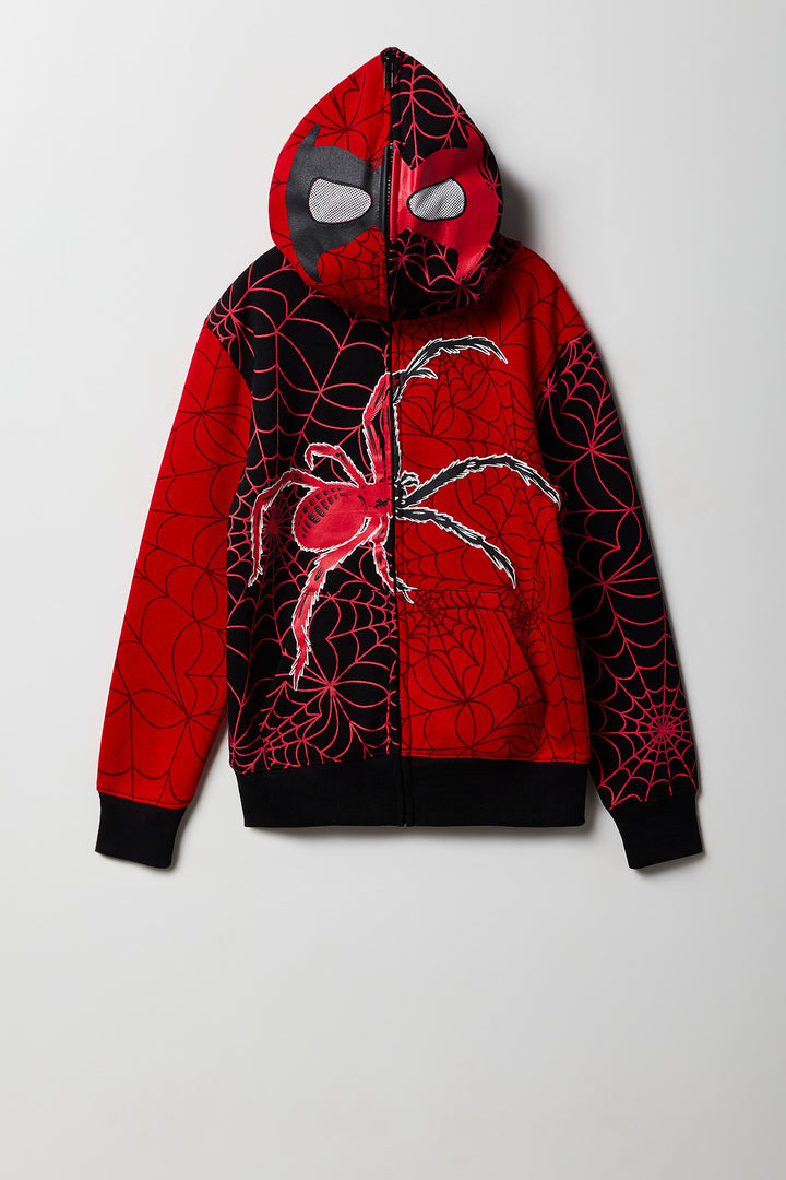Kids Spiderweb Full Zip Hoodie
