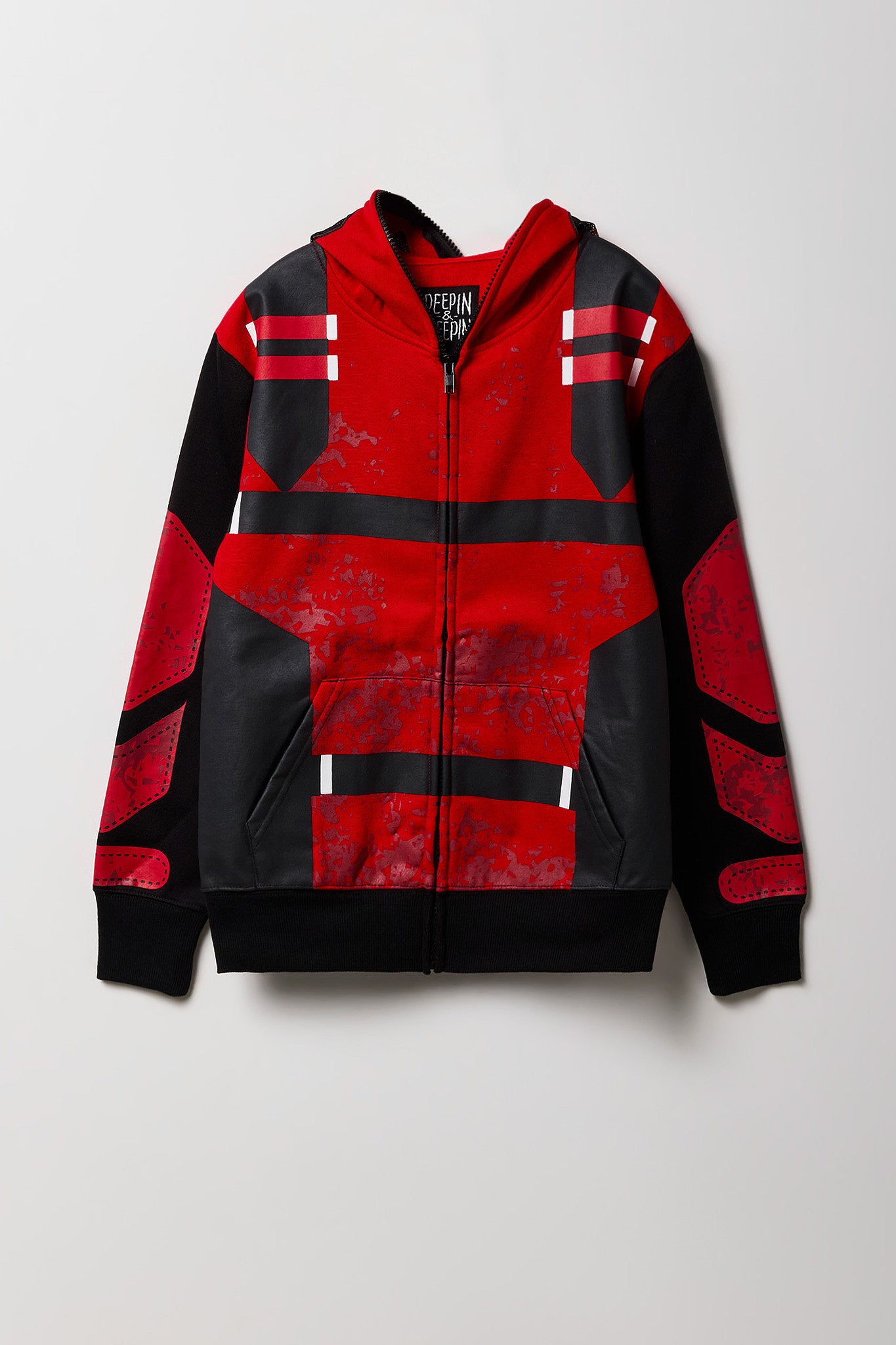 Kids Red Hero Full Zip Peeper Hoodie – Urban Planet