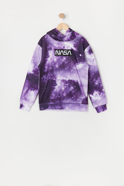 Purple 2025 nasa hoodie