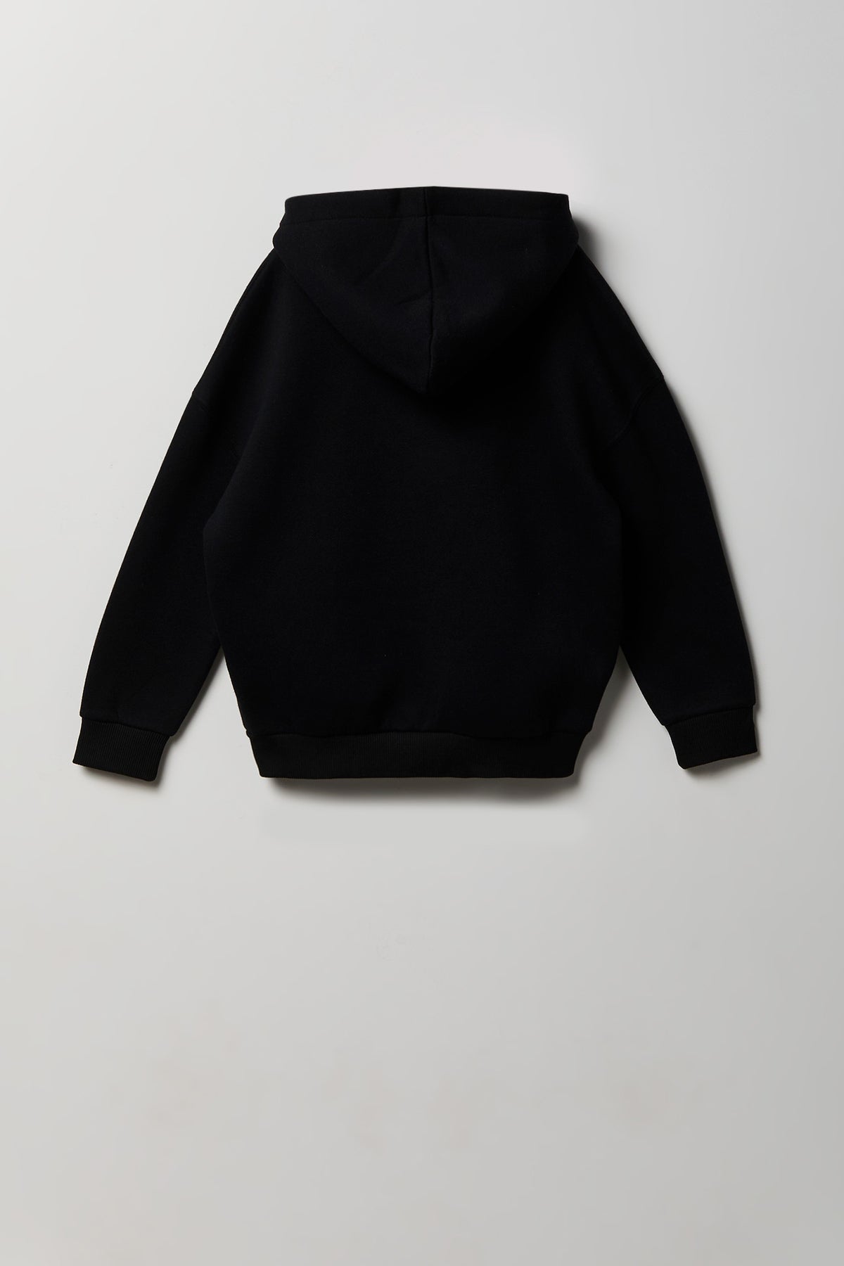 Alt View 2. Kids Premium Heavyweight Fleece Embossed Hoodie - Black