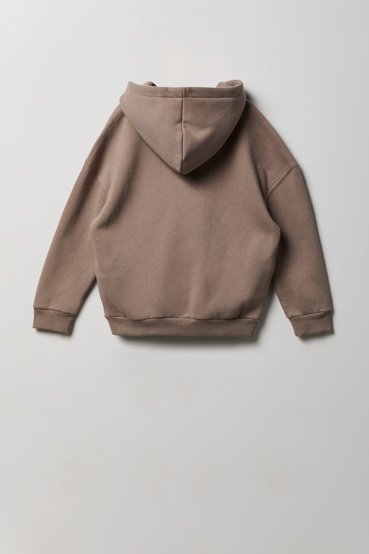 Alt View 2. Kids Premium Heavyweight Fleece Embossed Hoodie - Tan
