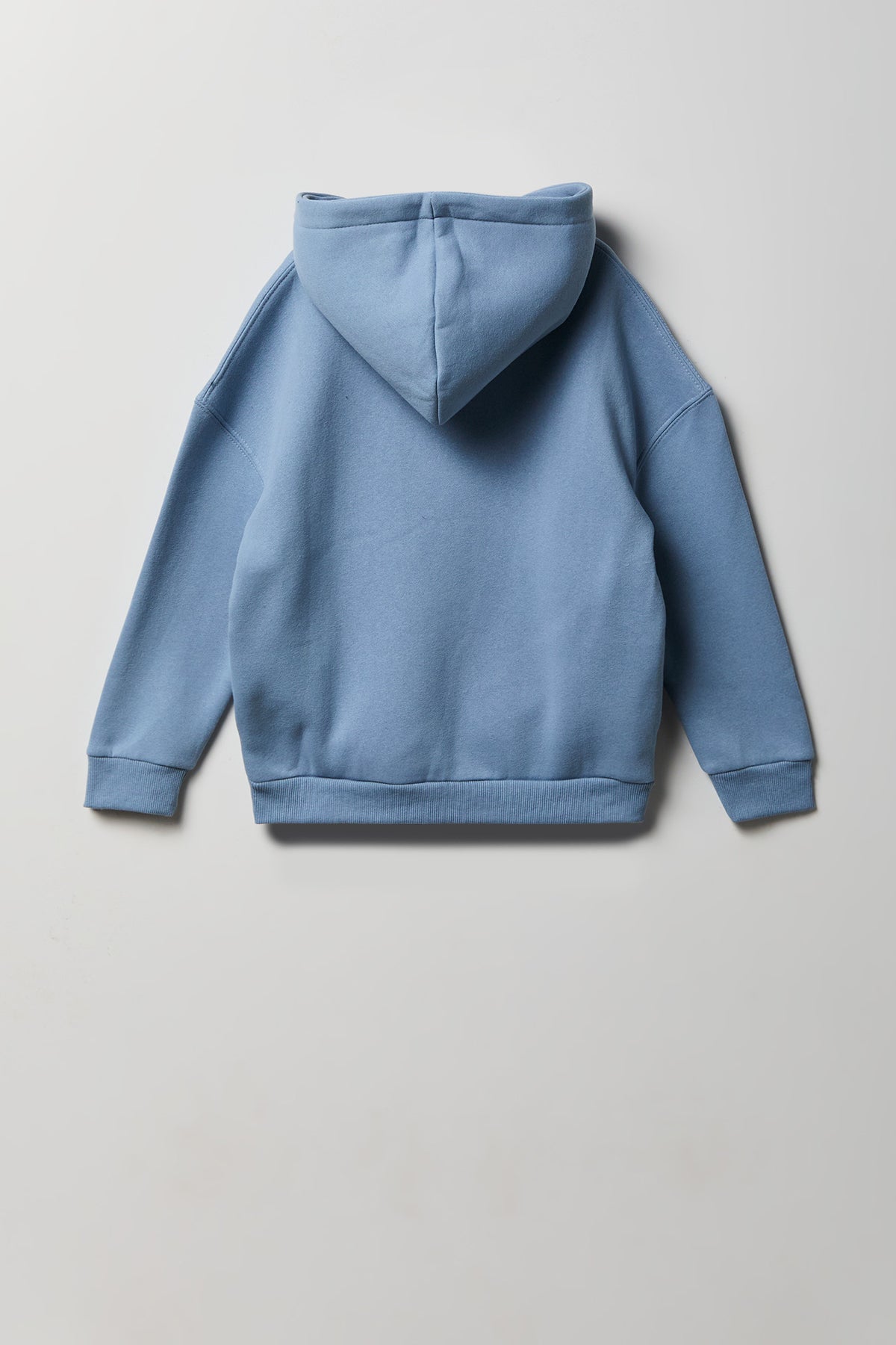Alt View 2. Kids Premium Heavyweight Fleece Embossed Hoodie - Blue