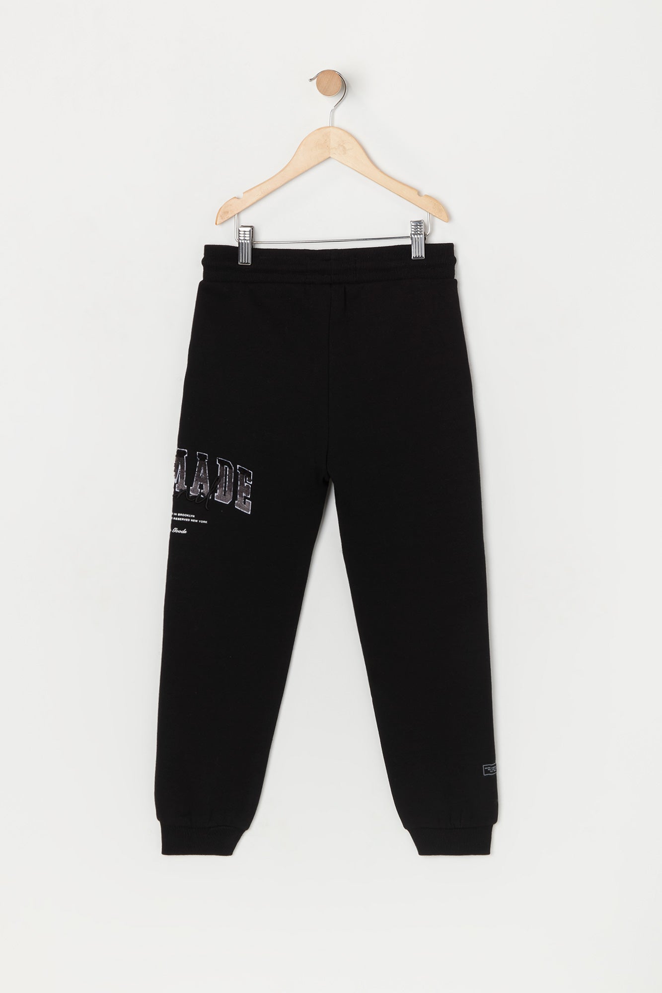 Boys Self Made Chenille Embroidered Jogger