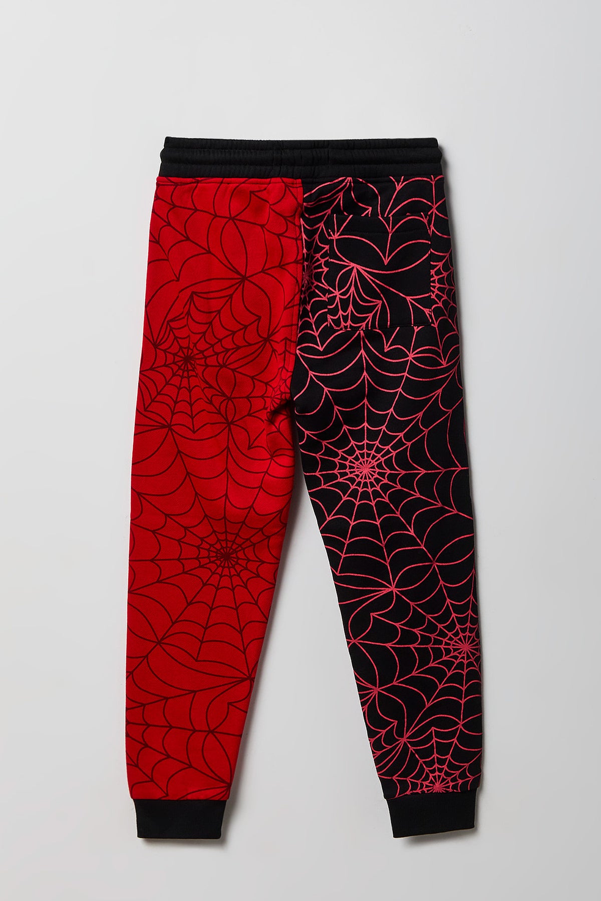 Alt View 2. Kids Spider Fleece Jogger - Red