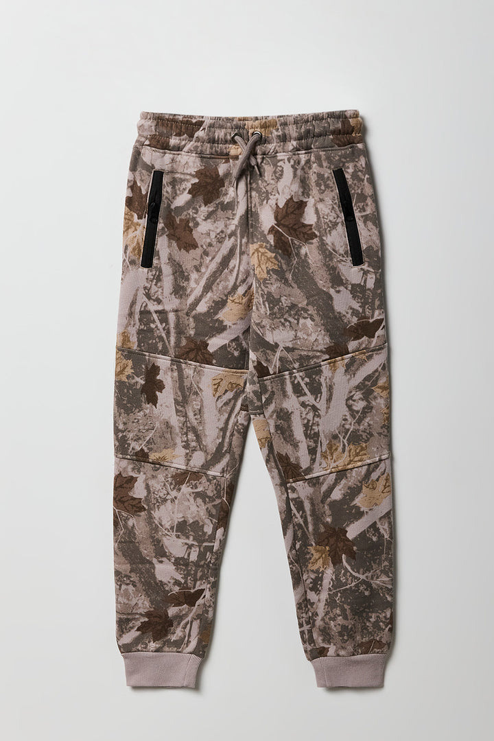 Jogger en molleton avec poches à fermeture à glissière pour enfants