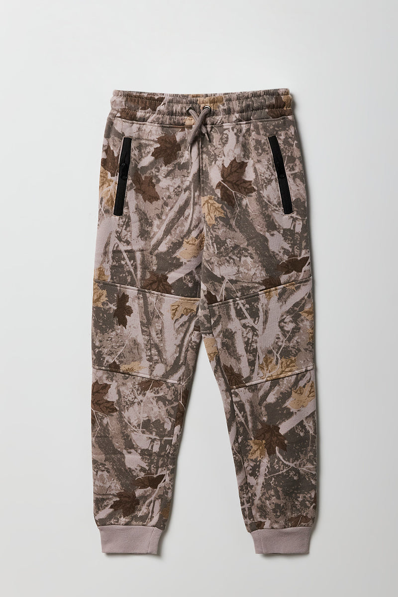 Jogger en molleton avec poches à fermeture à glissière pour enfants