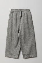 Pantalon d'entraînement à jambe baril en molleton pour enfant