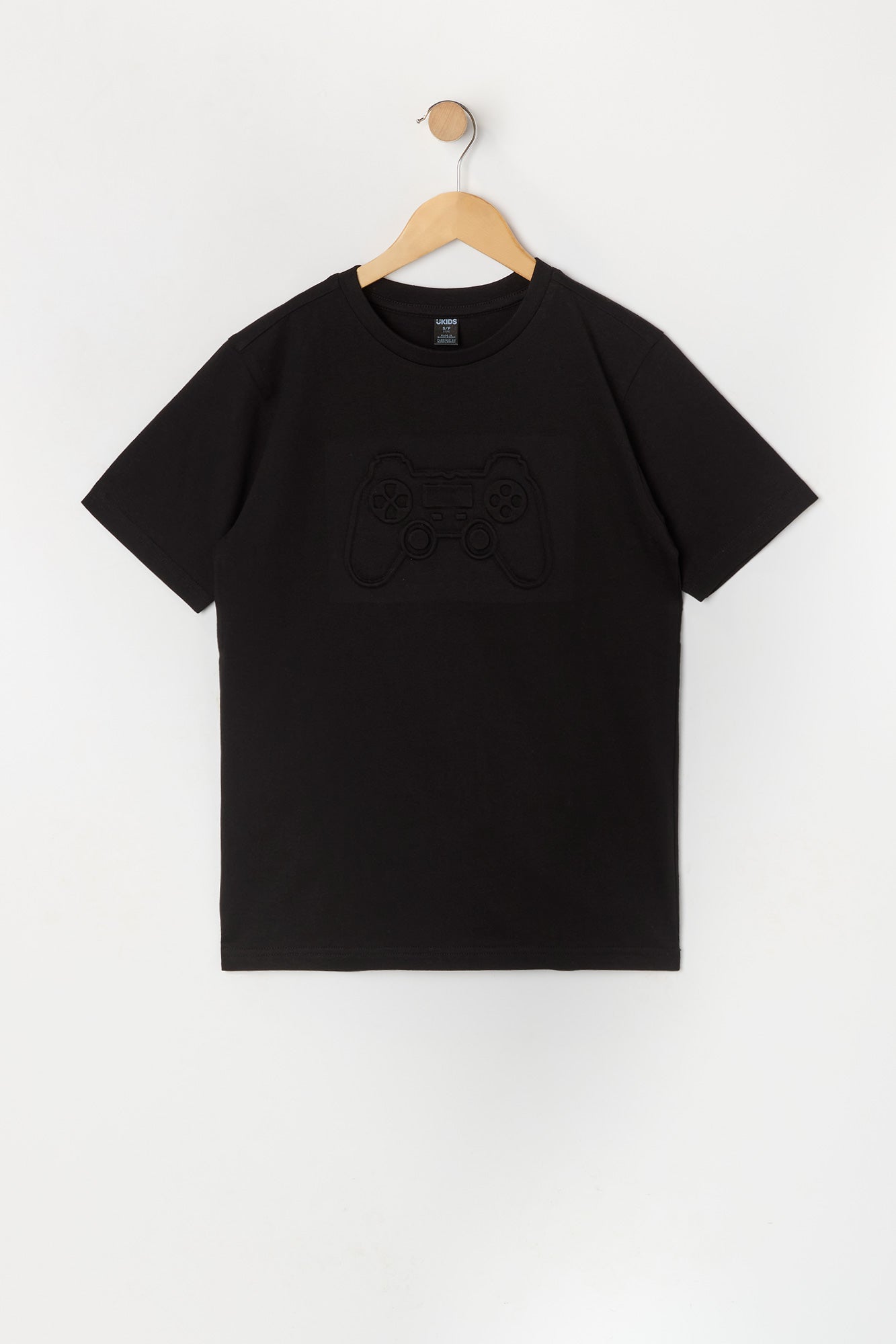 Boys Game Controller Embroidered T-Shirt