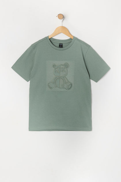 T-shirt avec motif brodé Teddy Bear pour garçon