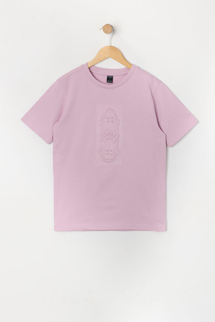 Boys Skateboard Embroidered T-Shirt