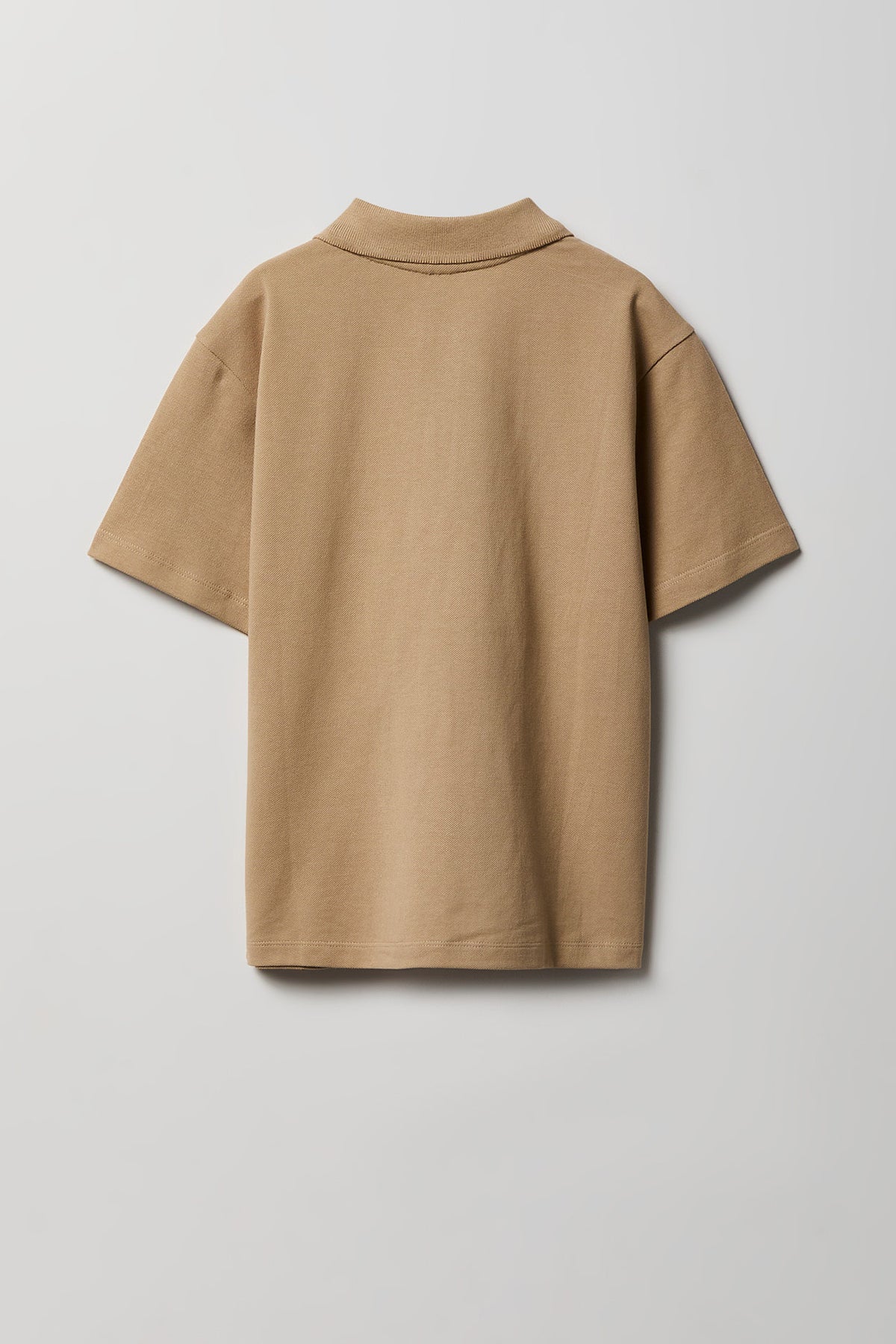 Alt View 2. Boys Polo Shirt - Natural
